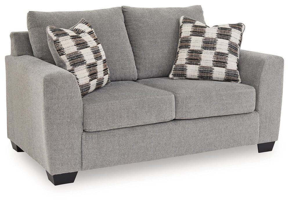 Loreo - Loveseat – Stationary Loveseats by Benchcraft® at Furniture Wholesale Plus , Nashville furniture store