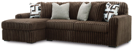 Midnight-Madness - Sectional - Chocolate – Stationary Sectionals by Signature Design by Ashley® at Furniture Wholesale Plus , Nashville furniture store
