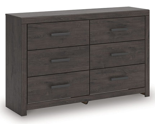 Prendonea - Six Drawer Dresser - Charcoal – Dressers by Signature Design by Ashley® at Furniture Wholesale Plus , Nashville furniture store