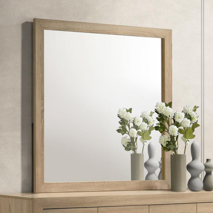 Arielle - Dresser Mirror - Light Oak – Mirrors by Coaster Fine Furniture at Furniture Wholesale Plus , Nashville furniture store