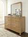 Rencott - Dresser And Mirror - Light Brown – Dresser & Mirror by Ashley® at Furniture Wholesale Plus , Nashville furniture store