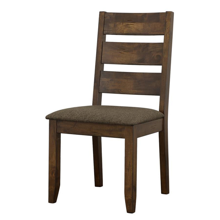 Alston - Wood Dining Side Chair (Set of 2) - Knotty Nutmeg – Chair Sets by CoasterEveryday at Furniture Wholesale Plus , Nashville furniture store