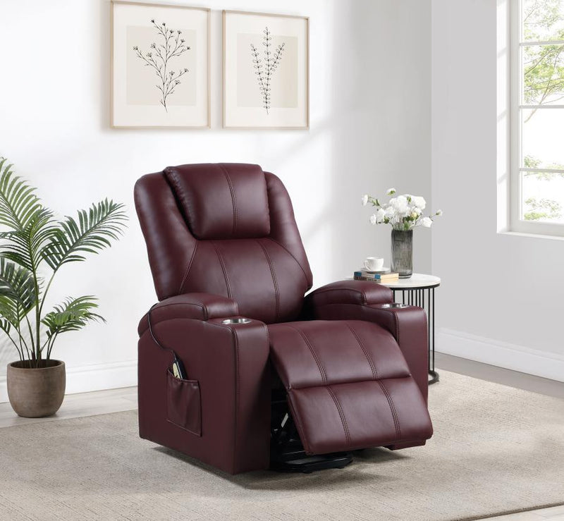 Armstrong - Upholstered Power Lift Massage Recliner – Lift Chairs by Coaster Fine Furniture at Furniture Wholesale Plus , Nashville furniture store