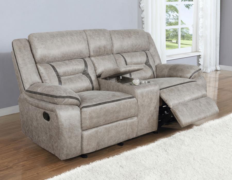 Greer - Upholstered Motion Reclining Loveseat – Reclining Loveseats by CoasterEveryday at Furniture Wholesale Plus , Nashville furniture store