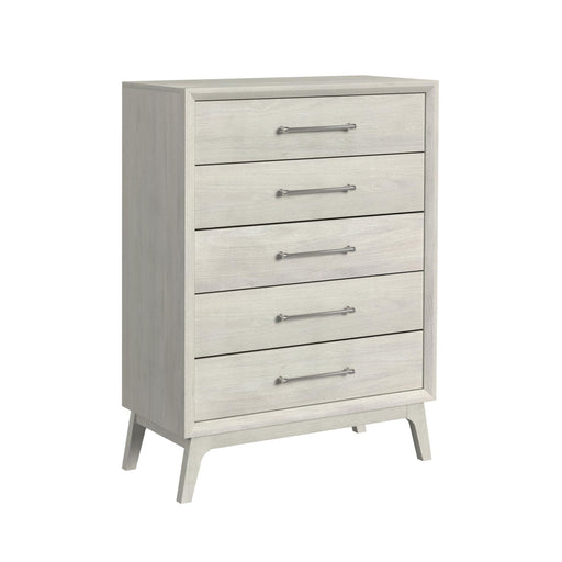 Westland - 5-Drawer Chest - Almond – Accent Chests by Elements International at Furniture Wholesale Plus , Nashville furniture store