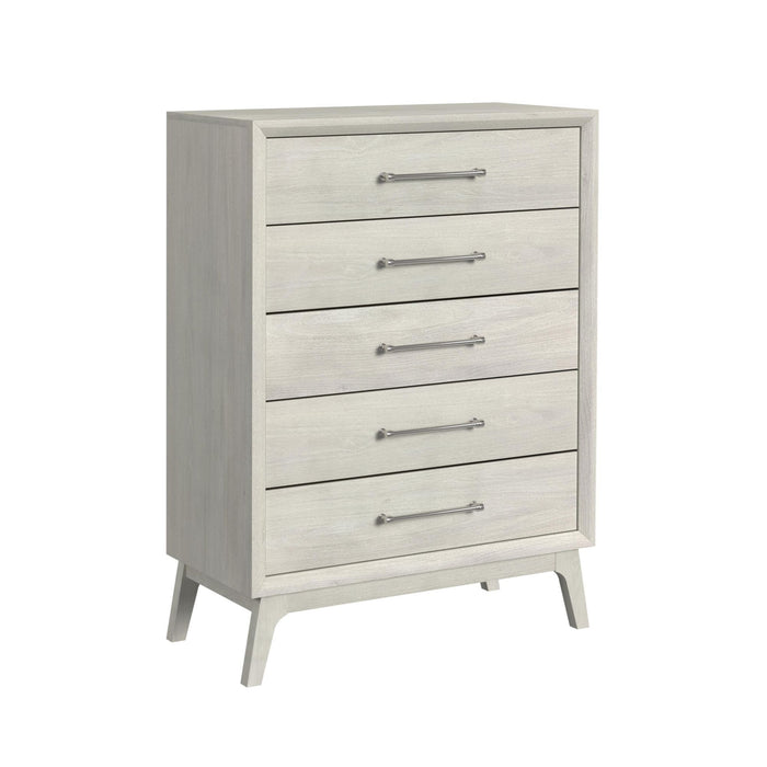 Westland - 5-Drawer Chest - Almond – Accent Chests by Elements International at Furniture Wholesale Plus , Nashville furniture store