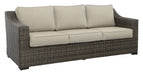 Jones - Outdoor Resin Wicker Sofa - Brown – Sofas by Steve Silver Furniture at Furniture Wholesale Plus , Nashville furniture store