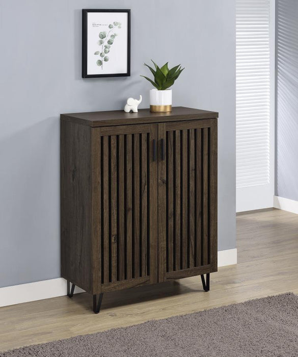 Brixton - 2-Door Entryway Shoe Storage Cabinets – Accent Cabinets by Coaster Fine Furniture at Furniture Wholesale Plus , Nashville furniture store