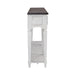 Allyson Park - Hall Table - Wirebrushed White / Charcoal – Console Tables by Liberty Furniture at Furniture Wholesale Plus , Nashville furniture store