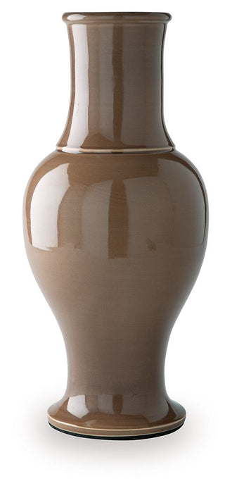 Tillmer - Vase - Brown – Vases & Jars by Signature Design by Ashley® at Furniture Wholesale Plus , Nashville furniture store