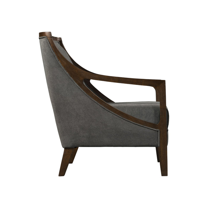 Hopkins - Accent Chair With Brown Frame – Accent Chairs by Elements International at Furniture Wholesale Plus , Nashville furniture store