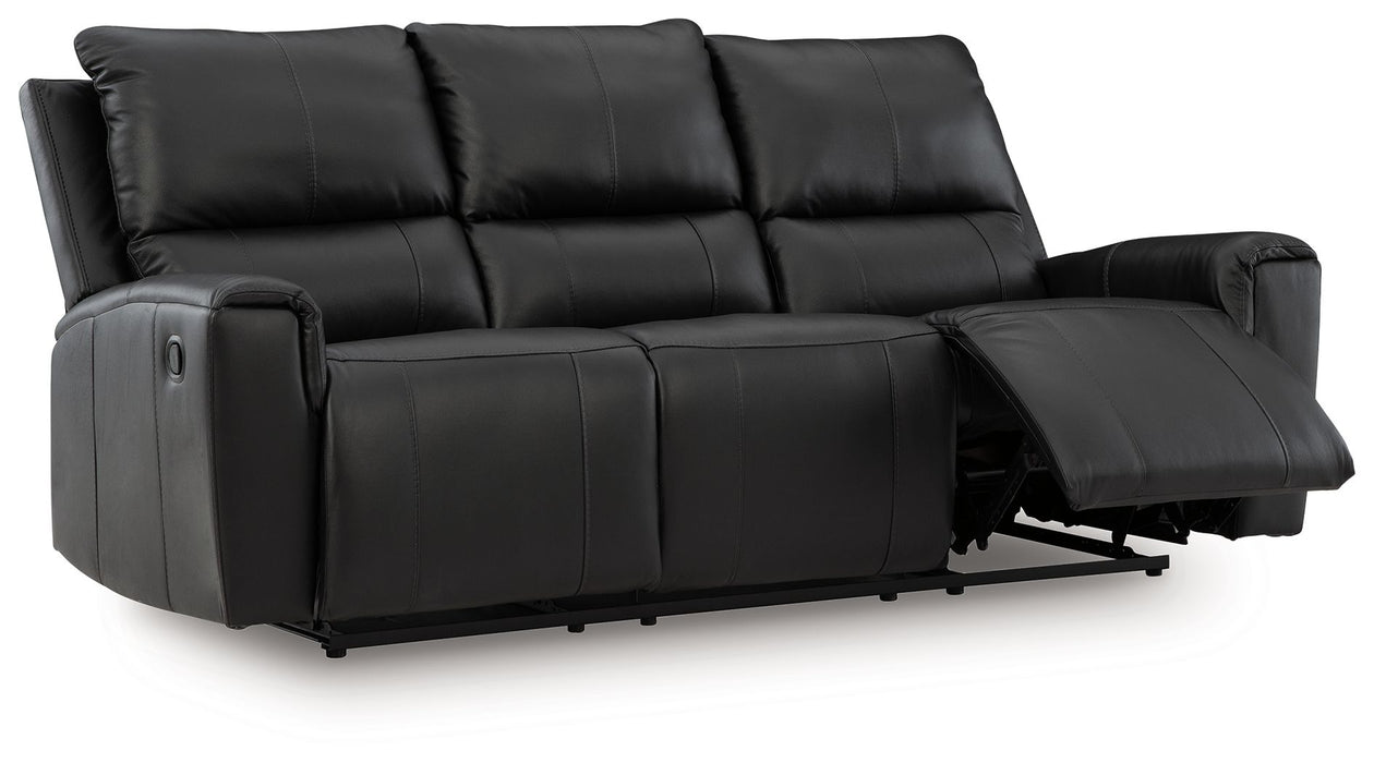 Glossmore - Reclining Sofa - Black – Reclining Sofas by Signature Design by Ashley® at Furniture Wholesale Plus , Nashville furniture store