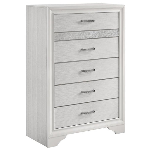 Miranda - 5-Drawer Bedroom Chest - Premium Accent Chests from CoasterEveryday - Just $449! Shop now at Furniture Wholesale Plus  We are the best furniture store in Nashville, Hendersonville, Goodlettsville, Madison, Antioch, Mount Juliet, Lebanon, Gallatin, Springfield, Murfreesboro, Franklin, Brentwood