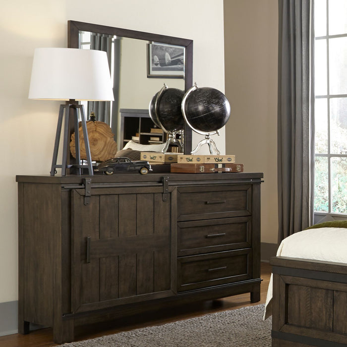Thornwood Hills - Mirror - Rock Beaten Brown – Mirrors by Liberty Furniture at Furniture Wholesale Plus , Nashville furniture store