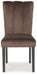 Jeshina - Dining Upholstered Side Chair (Set of 2) - Mocha – Chair Sets by Signature Design by Ashley® at Furniture Wholesale Plus , Nashville furniture store