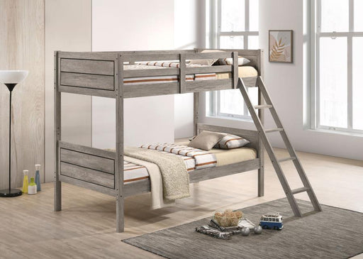 Ryder - Wood Bunk Bed With Mattress – Bunk Beds by Coaster Fine Furniture at Furniture Wholesale Plus , Nashville furniture store
