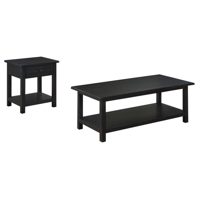 Payne - Coffee And 1-Drawer End Table Set – Table Sets by Coaster Fine Furniture at Furniture Wholesale Plus , Nashville furniture store