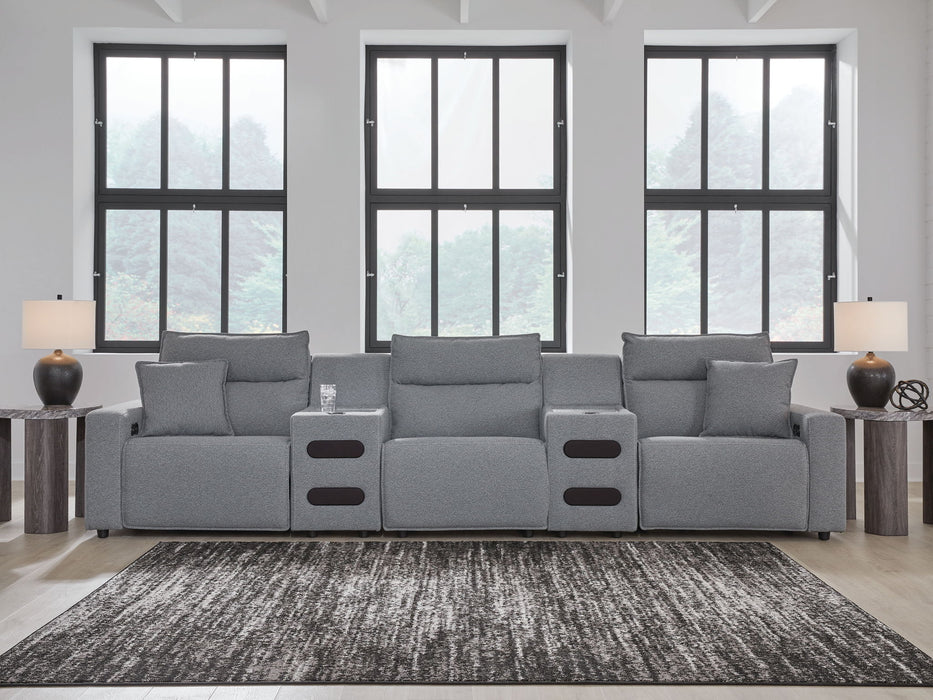ModMax II - Salt And Pepper - Reclining Sectional – Reclining Sectionals by Signature Design by Ashley® at Furniture Wholesale Plus , Nashville furniture store