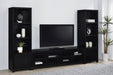 Jupiter - 3 Piece Entertainment Center TV Stand - Black - Premium Entertainment Centers from Coaster Fine Furniture - Just $1069! Shop now at Furniture Wholesale Plus  We are the best furniture store in Nashville, Hendersonville, Goodlettsville, Madison, Antioch, Mount Juliet, Lebanon, Gallatin, Springfield, Murfreesboro, Franklin, Brentwood