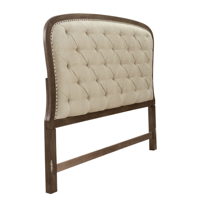 Americana Farmhouse - Tufted Panel Headboard – Upholstered Headboards by Liberty Furniture at Furniture Wholesale Plus , Nashville furniture store