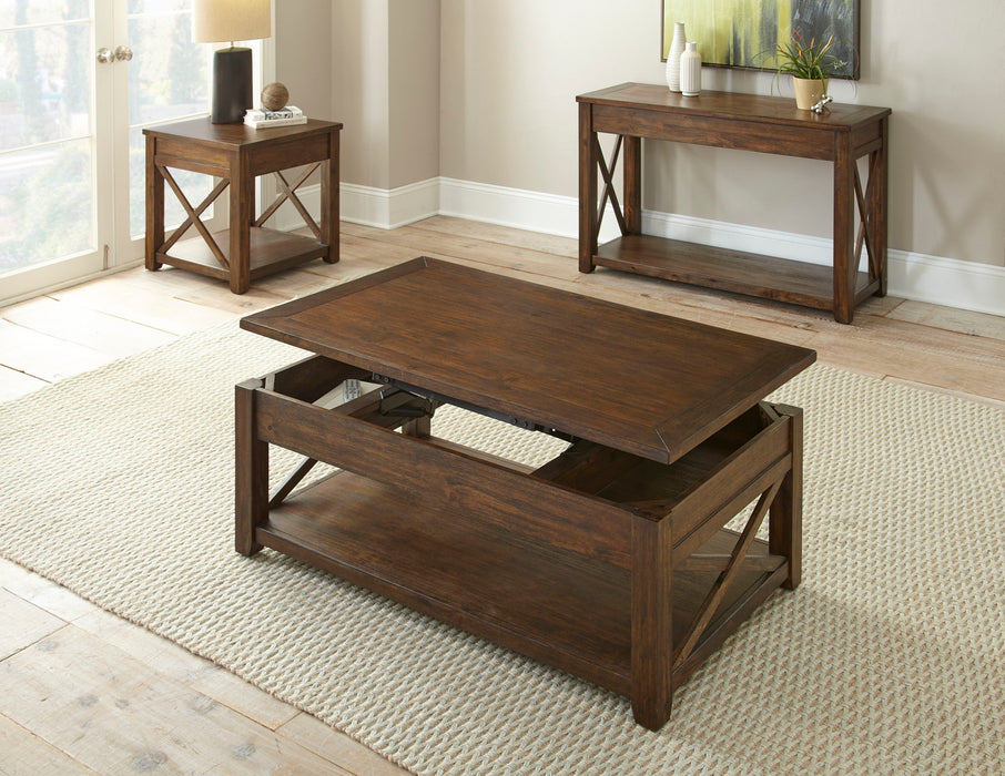 Lenka - End Table - Brown – End Tables by Steve Silver Furniture at Furniture Wholesale Plus , Nashville furniture store
