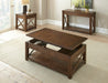 Lenka - End Table - Brown – End Tables by Steve Silver Furniture at Furniture Wholesale Plus , Nashville furniture store