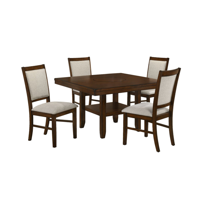 Portage - Standard Height Dining Set – 5 Piece Dining Room Sets by Elements International at Furniture Wholesale Plus , Nashville furniture store