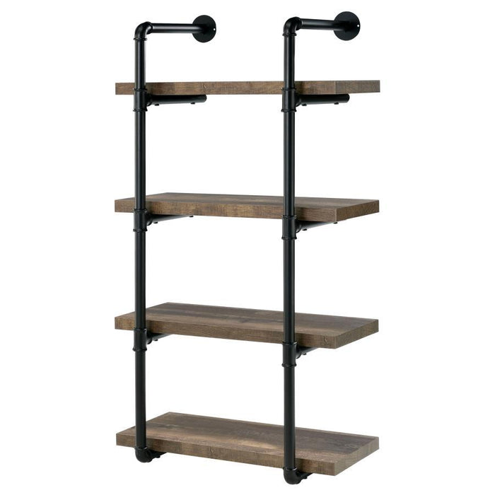 Elmcrest - 4-Shelf Wall Bookshelf - Premium Wall Shelves from CoasterEveryday - Just $199! Shop now at Furniture Wholesale Plus  We are the best furniture store in Nashville, Hendersonville, Goodlettsville, Madison, Antioch, Mount Juliet, Lebanon, Gallatin, Springfield, Murfreesboro, Franklin, Brentwood