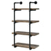 Elmcrest - 4-Shelf Wall Bookshelf - Premium Wall Shelves from CoasterEveryday - Just $199! Shop now at Furniture Wholesale Plus  We are the best furniture store in Nashville, Hendersonville, Goodlettsville, Madison, Antioch, Mount Juliet, Lebanon, Gallatin, Springfield, Murfreesboro, Franklin, Brentwood