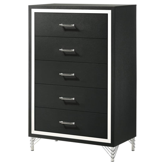 Lucia - 5-Drawer Bedroom Chest – Accent Chests by Coaster Fine Furniture at Furniture Wholesale Plus , Nashville furniture store