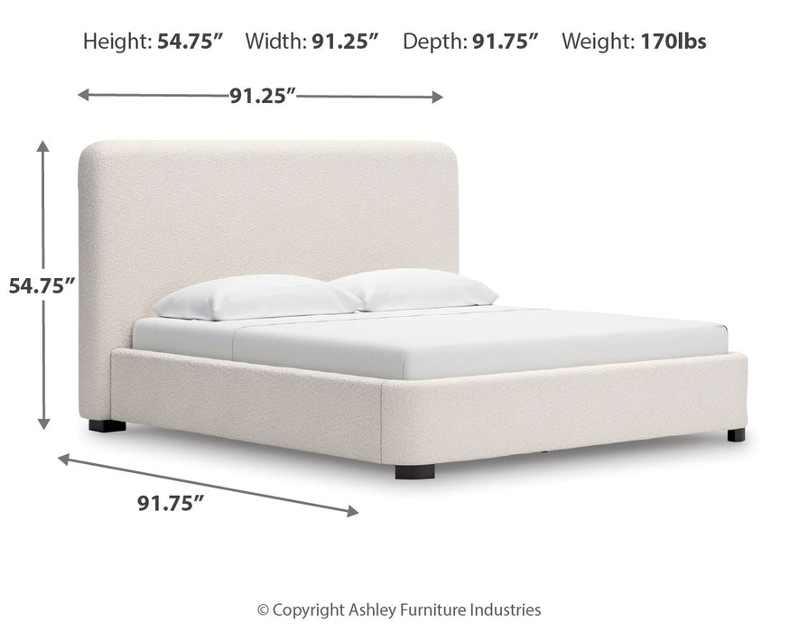 Brintstreet - King Upholstered Bed - Beige – Upholstered Beds by Signature Design by Ashley® at Furniture Wholesale Plus , Nashville furniture store