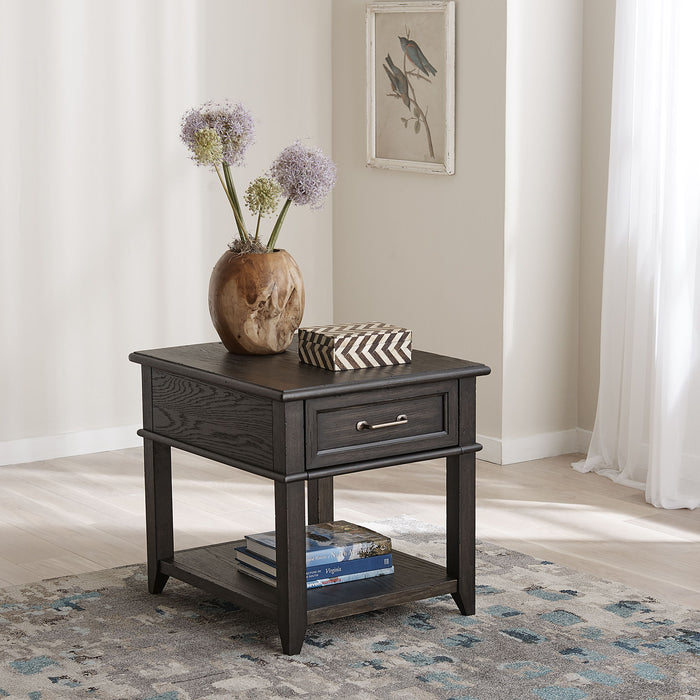 Mill Creek - Drawer End Table - Peppercorn – End Tables by Liberty Furniture at Furniture Wholesale Plus , Nashville furniture store
