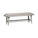 Whitney - Bench - Antique Linen / Weathered Gray – Upholstered Benches by Liberty Furniture at Furniture Wholesale Plus , Nashville furniture store