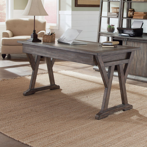 Stone Brook - Laptop Desk - Rustic Saddle – Computer Desks by Liberty Furniture at Furniture Wholesale Plus , Nashville furniture store