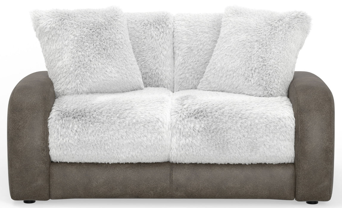 Snowball - Loveseat - Taupe – Stationary Loveseats by Jackson at Furniture Wholesale Plus , Nashville furniture store