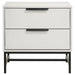 Sonora - 2-Drawer Nightstand Bedside Table - White – Accent Nightstands by Coaster Fine Furniture at Furniture Wholesale Plus , Nashville furniture store
