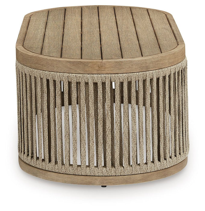 Serena Shores - Rectangular Cocktail Table - Beige – Coffee Tables by Signature Design by Ashley® at Furniture Wholesale Plus , Nashville furniture store