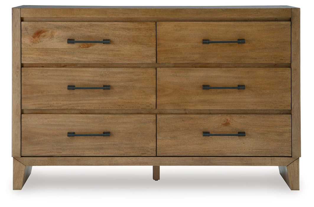 Sherbana - Dresser - Light Brown – Dressers by Signature Design by Ashley® at Furniture Wholesale Plus , Nashville furniture store