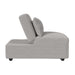 Pluto - Chair With Kidney Pillow, Klik Klak And Pop Up - Coronado Gray – Armless Chairs by Elements International at Furniture Wholesale Plus , Nashville furniture store
