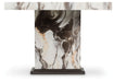 Jeshina - Dining Table - Dark Brown / Beige – Dining Tables by Signature Design by Ashley® at Furniture Wholesale Plus , Nashville furniture store