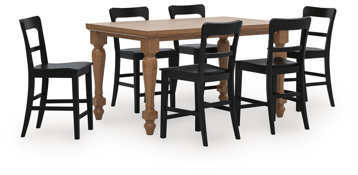 Greddinton - Counter Height Dining Table Set – 7 Piece Dining Room Sets by Signature Design by Ashley® at Furniture Wholesale Plus , Nashville furniture store