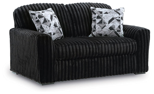 Midnight-Madness - Loveseat – Stationary Loveseats by Signature Design by Ashley® at Furniture Wholesale Plus , Nashville furniture store