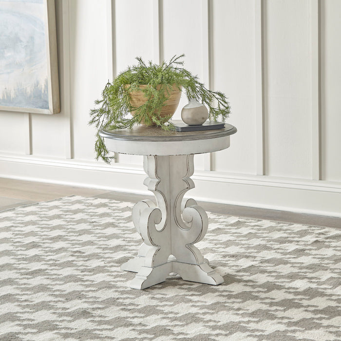 Magnolia Manor - Round End Table – End Tables by Liberty Furniture at Furniture Wholesale Plus , Nashville furniture store