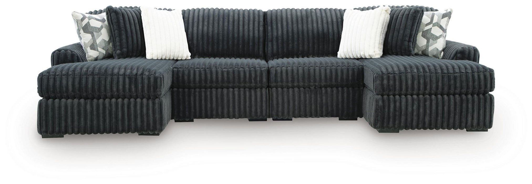 Midnight-Madness - Sectional – Stationary Sectionals by Signature Design by Ashley® at Furniture Wholesale Plus , Nashville furniture store