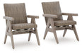 Cliff Trails - Beige - Rocking Arm Chair (Set of 2) - Premium Chair Sets from Signature Design by Ashley® - Just $1048! Shop now at Furniture Wholesale Plus  We are the best furniture store in Nashville, Hendersonville, Goodlettsville, Madison, Antioch, Mount Juliet, Lebanon, Gallatin, Springfield, Murfreesboro, Franklin, Brentwood
