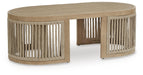 Serena Shores - Rectangular Cocktail Table - Beige – Coffee Tables by Signature Design by Ashley® at Furniture Wholesale Plus , Nashville furniture store