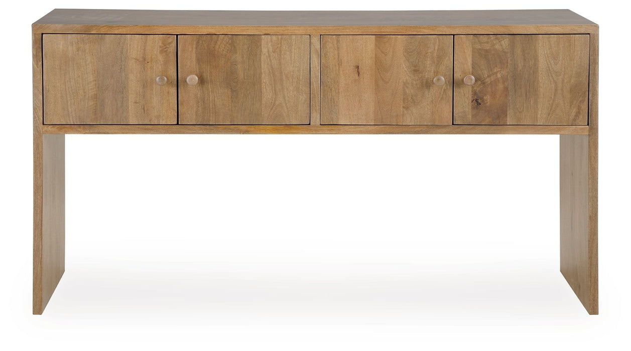 Ella Grove - Console - Rich Brown – Console Tables by Signature Design by Ashley® at Furniture Wholesale Plus , Nashville furniture store