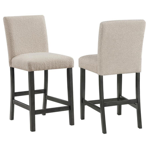 Alba - Boucle Upholstered Counter Height Dining Chair (Set of 2) - Premium Chair Sets from CoasterEveryday - Just $309! Shop now at Furniture Wholesale Plus  We are the best furniture store in Nashville, Hendersonville, Goodlettsville, Madison, Antioch, Mount Juliet, Lebanon, Gallatin, Springfield, Murfreesboro, Franklin, Brentwood