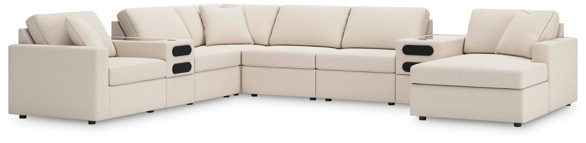 Modmax - Sectional - Oyster – Stationary Sectionals by Signature Design by Ashley® at Furniture Wholesale Plus , Nashville furniture store