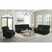 Admiral - Motion Loveseat With Console - Black – Reclining Loveseats by Elements International at Furniture Wholesale Plus , Nashville furniture store